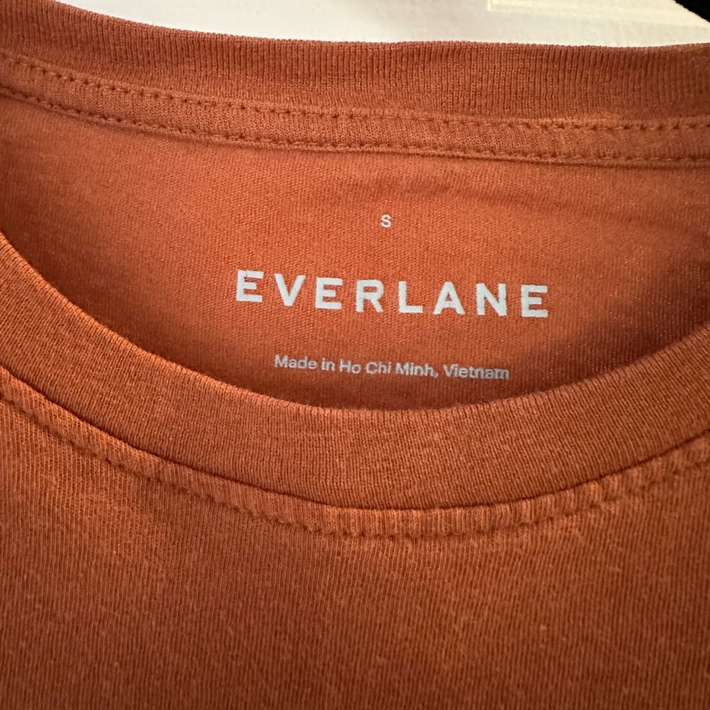 Everlane Organic Cotton Orange Tee